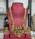 Meenakshi Kalyana Set – Antique Gold Temple Jewellery