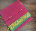 Cotton Sarees 8 Mtrs with Blouse – Zari Border