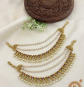 Royal Bridal Pearl Ear Chain (Mattal)