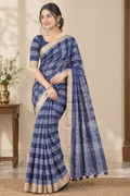 Chennai checked cotton(With blouse)