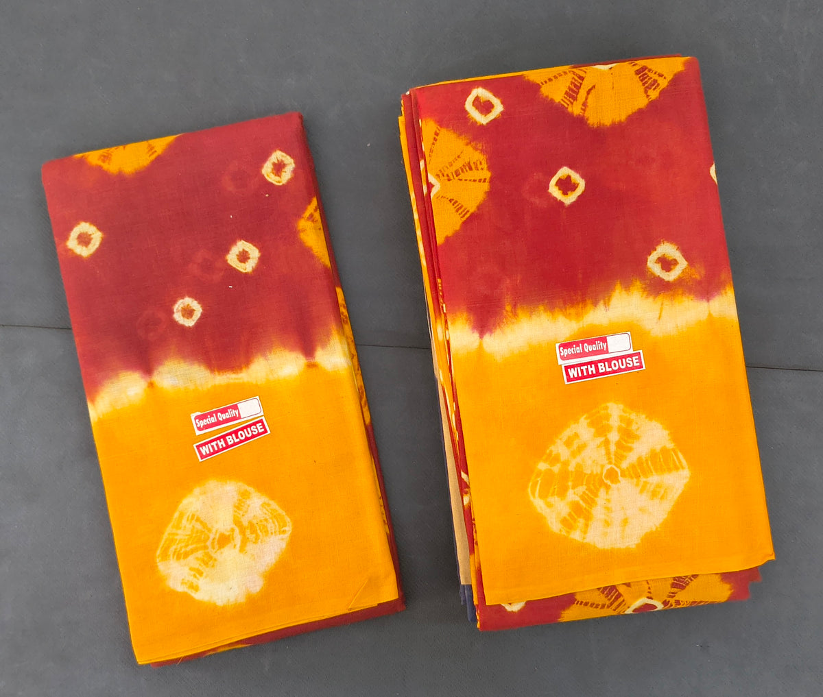 Bhandhini Cotton Saree( with blouse)